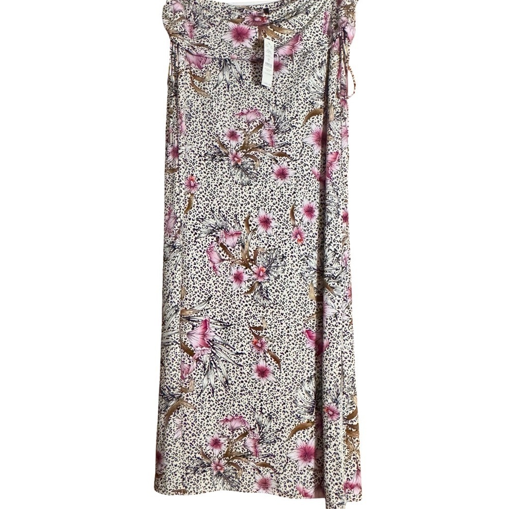White House Black Market Pink Floral Maxi Dress/Skirt - Picture 4 of 8
